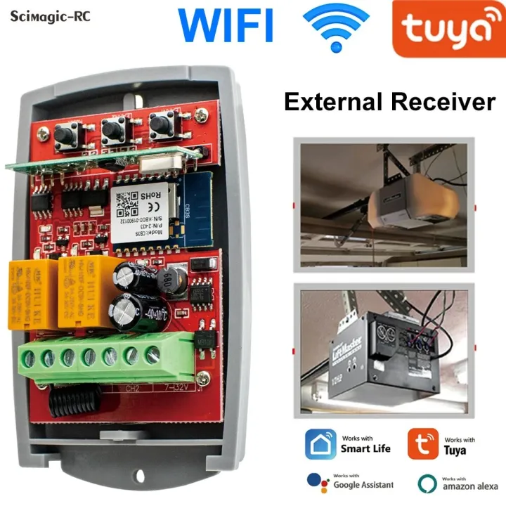 Zigbee%20WiFi%20Smart%20Tuya%20Garage%20Door%20Opener%20Gate%20433,92mhz%20433mhz%202ch%20Receiver%20Fixed%20Rolling%20Code%20Multi-Brand%20Controller%20Switch%20-%20Image%202