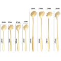 8PCS Flower Spoon Set Small Teaspoon Coffee Spoon Cute  Stainless Steel Teaspoons Milk Stir Tool for Fruit Honey Dinnerware Set. 