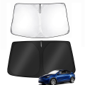Windshield Sun Shade for 2017-2025 Tesla Model Y/3 (Fit 2025 Model Y Juniper/2024 Model 3 Highland) Upgraded Foldable Sunshade,. 