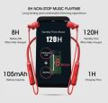 Lenovo HE05 Wireless Neckband Bluetooth 5.0 Headphone Wireless Headset With Heavy Bass Stereo Earphones High Quality Magnetic Attraction Intelligent Noise Reduction Cancelling Sports Headset. 