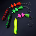 ZYZHE Catfish Rigs 1PC with 6/0# 7/0# 8/0# Circle Hooks Fake Bait Float and Ringing Bead Ideal for Catfish Fishing Sets. 