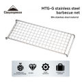 CAMPINGMOON MTG-G Camping Equipment Barbecue G-net Small and Lightweight Grill with 304 Stainless Steel Barbecue Net.
