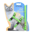 Cat Harness and Leash Adjustable Nylon Halter Harness Kitten Nylon Strap Belt Safety Rope Leads. 