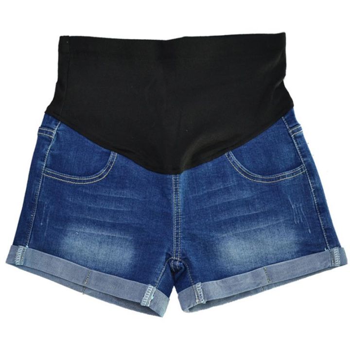 Summer%20Maternity%20Denim%20Shorts%20Skinny%20Outwear%20Maternity%20Belly%20Pants%20Stretch%20Maternity%20Wear%20Maternity%20Pants%20-%20Image%204