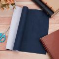 51x11.8 Inch Navy Blue Book Cloth Paper Backed Book Cover Suede Fabric Surface Bookbinding Book Cloth for Book Binding Supplies. 