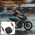 Motorcycle Safety Kit 24GHz BSD Radar Blind Spot Monitor & Lane Change Alarm IP67 Waterproof Moto Warning System accesorios moto. 