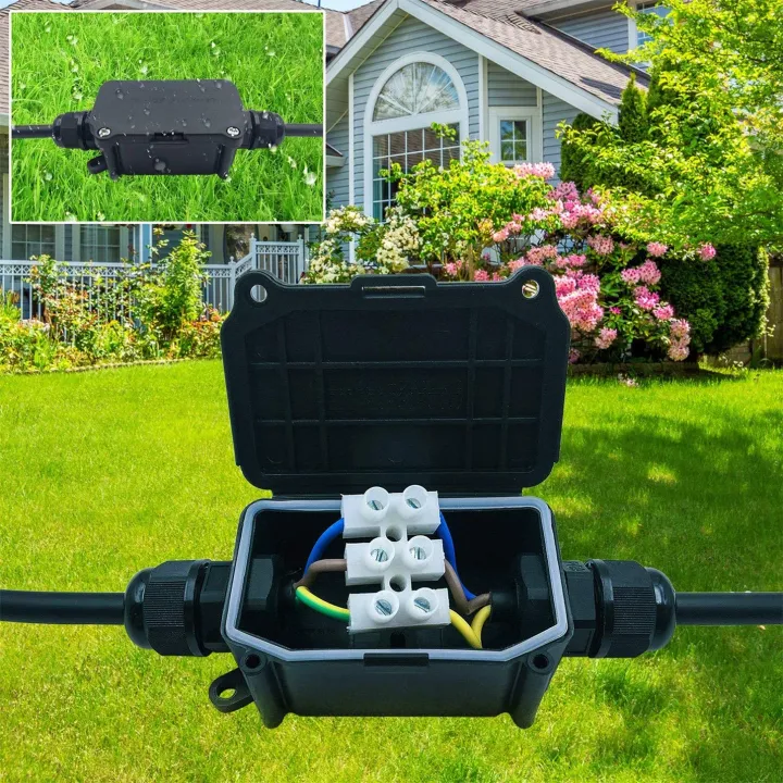 Junction%20Box%20Waterproof%20IP68%202%20Way%20Plug%20Line%20M20%20Coaxial%20Cable%20Connector%20Wire%20Range%205%20to%2012mm%20Outdoor%20Electric%20Power%20Cord%20Boxes%20-%20Image%206