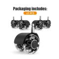 5PCS Universal Mute Wheel Office Chair Caster Swivel  Soft Safe Rollers Furniture Hardware Chair Wheels for Desk Office. 