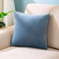 Velvet Burnt Throw Pillow 18X18 Inch Square Pillowcases Soft Cozy Cushion Cases for Couch Bedroom Living Room Home Decor. 