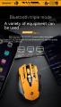 Inphic A9 2.4G Bluetooth Rechargeable Wireless Silent  Gaming Mouse   Three-mode  Mecha Style Mouse   For Pc  Office  Laptop. 