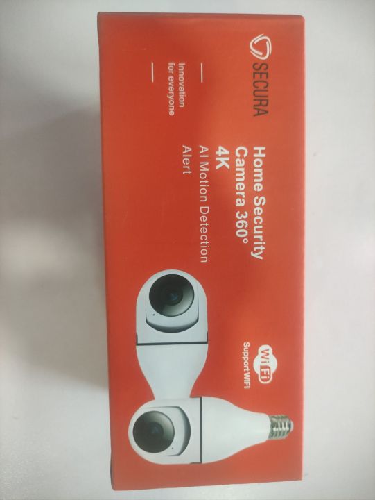 Secura Home Security Camera 360 4K AI Motion Detection Alert
