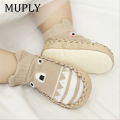 2022 Fashion Baby Socks With Rubber Soles Infant Sock Newborn Autumn Winter Children Floor Socks Shoes Anti Slip Soft Sole Sock.