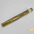 Uni Paint Marker ,Shiny Gold and White ,Marks on anything. 