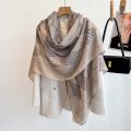 130*130cm Large Shawl Beach Wraps Women Luxury Printed Square Scarf Breathable Scarves Bandanas Elegant Hijab For Travel.