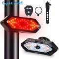 Bike Turn Signal Rear Light Remote Bicycle Lights LED USB Rechargeable Bicycle Lamp Bike Wireless Warning Tail Light. 