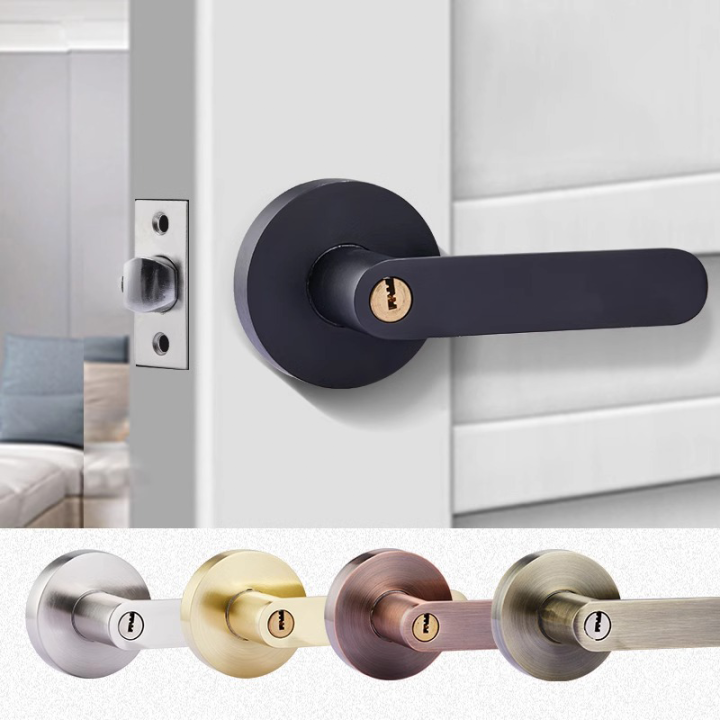 Silent%20Room%20Door%20Lock%20Round%20Door%20Lock%20Interior%20Door%20Handle%20Lock%20with%20Lock%20Core/latch%20with%20Key%20Aluminum%20Alloy%20Handle%20Lock%20-%20Image%202