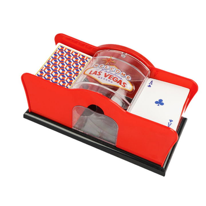 Red/Black%20Manual%20Card%20Shuffler%202%20Deck%20with%20Hand%20Crank,%20Card%20Shuffler%20for%20Blackjack,%20UNO,%20Poker,%20Playing%20Card%20Dealer%20Machine%20-%20Image%207