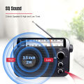 RETEKESS TR604 AM FM Radio Portable Plug in Radio Transistor Powered by 3 D Batteries or AC 220V for Senior and Home. 