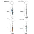 Anime Cartoon Charm Sword Keychain Cute Characters Gift Weapon Men Women Cosplay Prop Metal Pendant Keyring Jewelry. 