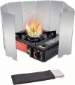 8/10/12/14/16Plates Stove Windscreen Aluminum Alloy Stove Wind shield with Drawstring Bag For Camping Burner Windproof Screen.