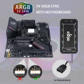 Aigo AR12 120mm pc computer Case Fan RGB Heatsink aura sync sata port 12cm Cooler argb Silent controller fan cooling ventilador. 