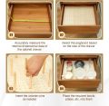 Wood Pegboard Drawer Organizer Storage Sturdy Organization Dish and Plate Organizer Peg Board System Adjustable for Utensils. 