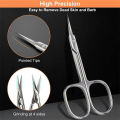 1pcs Stainless Steel Dead Skin Scissors Sharp-Nosed Scissors Russian Eagle Hook Dead Skin Scissors Manicure Dead Skin Tools. 