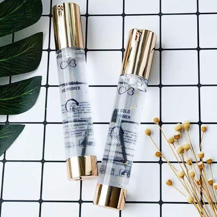 CVB%2024K%20Gold%20HD%20Primer%20for%20Facial%20Rejuvenation,%20Makeup%20Base%20with%20Anti-aging%20&%20Fragrance-Free%20Formula%20(Gold,%2030ml)%20-%20Image%204