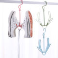 Multifunctional Shoe Rack for Drying Hanger | Home Shoe Shelf Stand Creative Shoe Storage Organizer Hook | Windproof Drying Hanger.