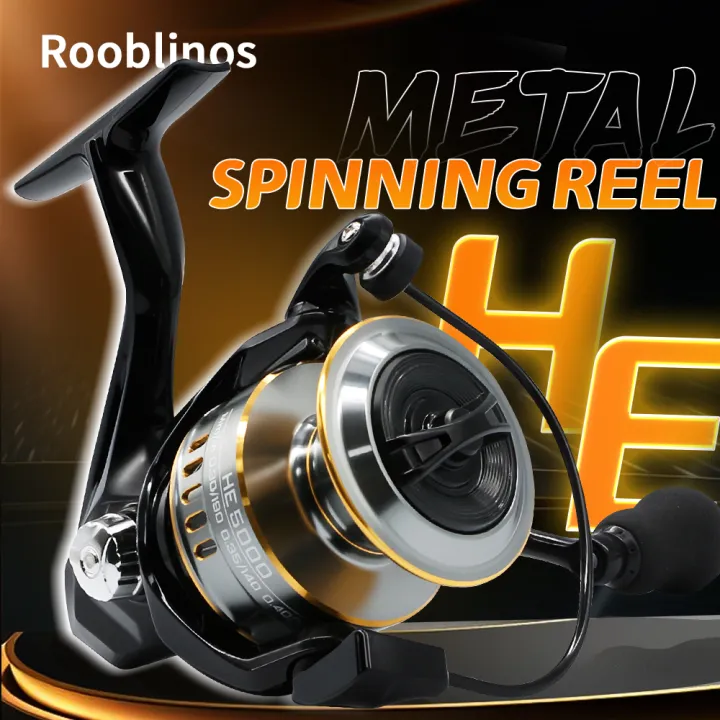 Rooblinos%20HE%20Spinning%20Reels%20Ultralight%20Metal%205.2:1%20Gear%20Ratio%201000-7000%20Saltwater%20Or%20Freshwater%20Big%20Max%20Drag%20Fishing%20Reels%20-%20Image%202