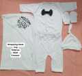 newborn baby hospital suit set. 
