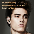 D08 Metal HiFi 3.5mm In Ear Headphones Flat Head Earphone with Microphone Wired Clear Sound Bass Headsets for Sports Music Gamer.