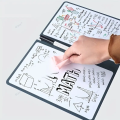 A5 Portable Reusable Whiteboard Notebook Set with Pen And Erasing Cloth Leather Memo Pad Weekly Planner for Stylish Office Use. 