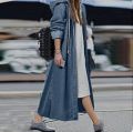 ladies stylish denim coat. 