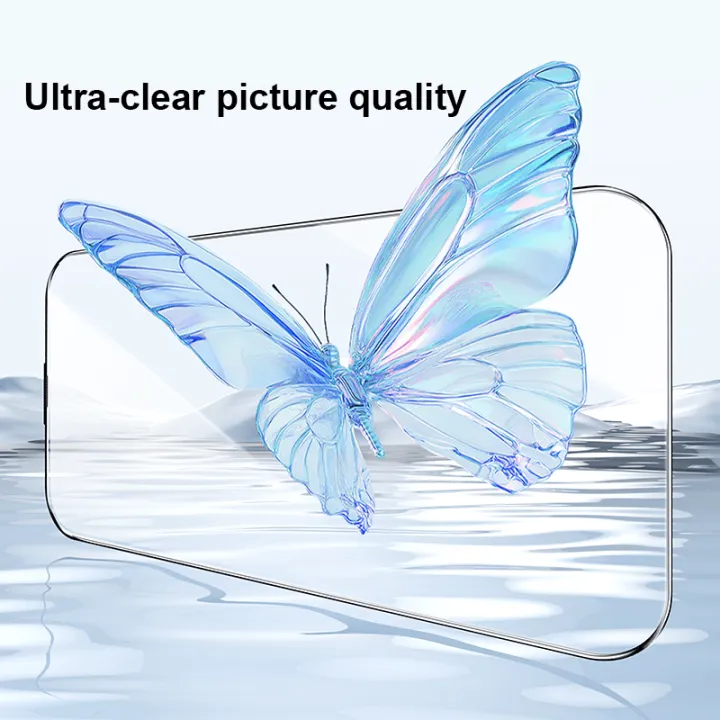Screen%20Protector%20For%20iPhone%2016%20Pro%20Max%2015%2014%2013%2012%202Pcs%20Tempered%20Glass%20Full%20Coverage%20Anti-Fingerprint%20One%20Click%20Installation%20-%20Image%206