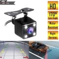 Universal Waterproof Rear View Camera Wide Angle Car Back Reverse Camera CCD 4 LED Light Night Vision Parking Assistance Camera. 