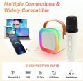 Karaoke sound system K12 with mic colorful light effect. 