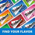 Trident Bubblegum Sugar-Free Chewing Gum, 12 Packs of 14 Pieces (168 Total Pieces). 