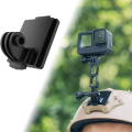 Aluminum Alloy Helmet Mount for Hero 13 12 11 10 9, Quick Release Action Camera Base for Fast Helmet POV Shooting.