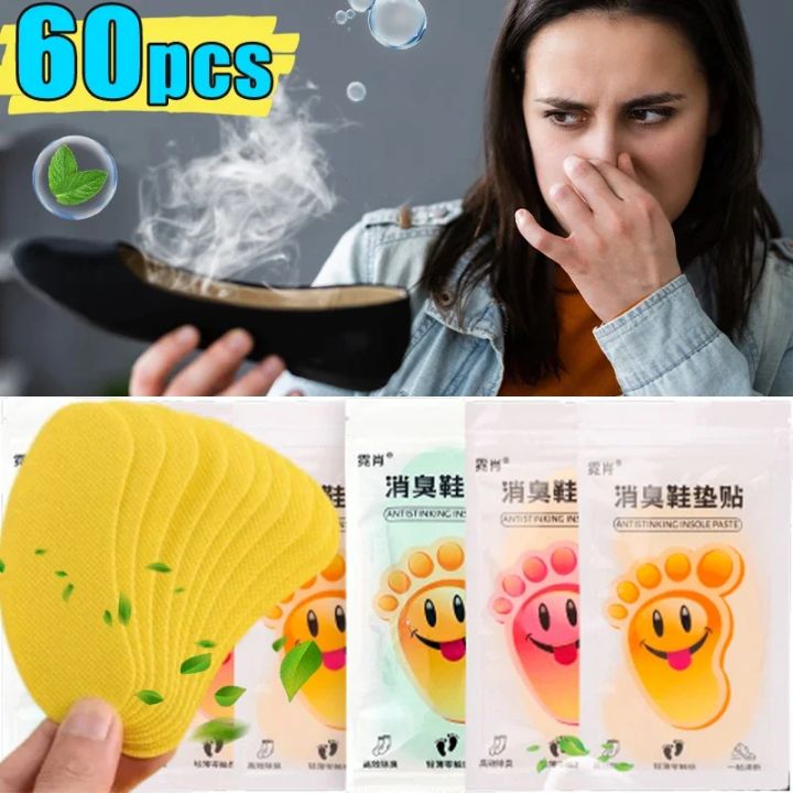 12pcs Shoes Deodorant Sticker Deodorant Foot Odor Deodorants Sneaker Smell Fresh Fruity Aroma Insole Sterilization Stickers
