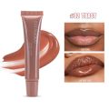 FAFAMOON Peptide Lip Gloss – Long-Lasting, Moisturizing, Non-Stick, No-Budge Lip Stain with Velvet, Mirror Finish – Plumping, Smooth, and Delicate for a Glass-Like Shine – Lip Makeup Cosmetic, Rhode Dupe, Perfect for All-Day Wear – Hydrating. 