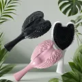 Fashion Angel Wings Hair Brush Comb Children's Handheld Comb Portable Hairdressing Comb Women Anti-static Scalp Massage Comb. 