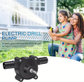 Portable Electric Drill Pump Self Priming Liquid Transfer Pumps Small Household Water Pump Garden Outdoor Tool.