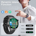 LIGE Mens Smart Watch 360 * 360 Bluetooth Call Health Monitoring Smartwatch Outdoor Sports 3ATM Waterproof Smart Watch for Men.