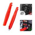 Fuse Puller 4Pcs Car Automobile Fuse Clip Tool Extractor Removal Security Tool Mini Plastic Blade Fuse Extractor Car Accessories.
