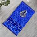 abo Mohammad Plush Velvet Jai Namaz quilted with high density rebounded foam and matching fabric underlining provide ease of prayer and protects knees of the elderly.. 
