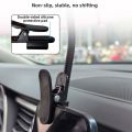 Bending Design Car Mobile Phone Sunshade Anti-glare Non-slip Car Phone Holder Shelter From Rain Metal Hose Auto Phone Bracket.