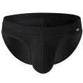 Men's Underwear Men's Modal Soft Briefs Absorbent Elastic Male Shorts Breathable Underpants Big Scrotum Pouch U Convex Briefs.