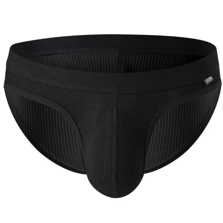 Men's%20Underwear%20Men's%20Modal%20Soft%20%20Briefs%20Absorbent%20Elastic%20Male%20Shorts%20Breathable%20Underpants%20Big%20Scrotum%20Pouch%20U%20Convex%20Briefs%20-%20Image%204