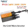 700W 600W 500W 350W 300W 260W MPPT Solar PV On Grid Tied Micro Power Inverter DC18V-60V to AC110V-220V 50HZ/60HZ home use IP65.